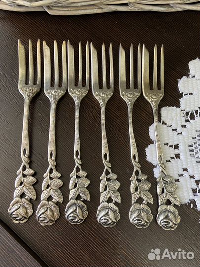 Десертные вилки Хильдесхаймская роза