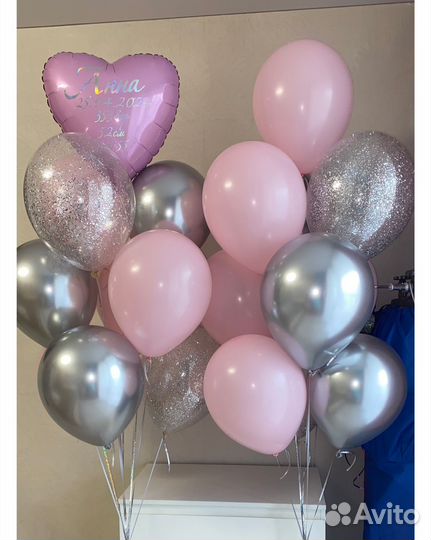Воздушные шары на выписку из роддома с доставкой