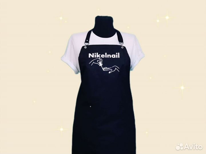 Фартук для мастера маникюра с логотипом