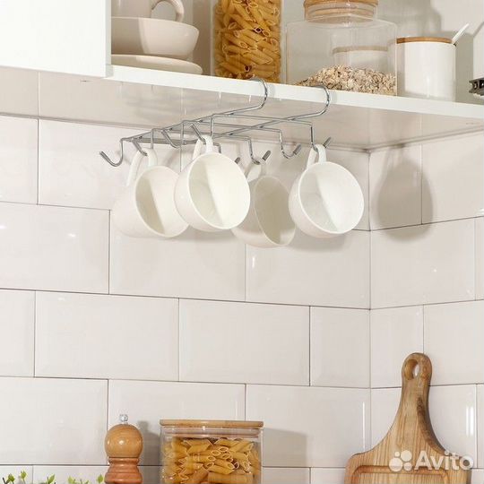 Держатель для кружек подвесной на 8 предметов Доля