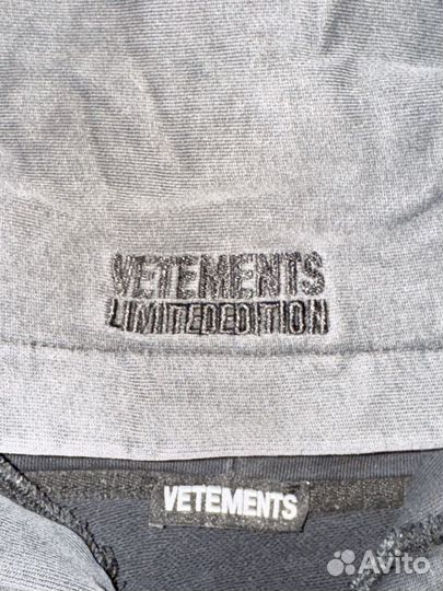 Худи Vetements Deconstructed Limited