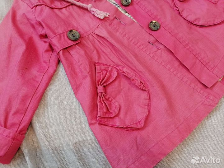 Плащ тренч для девочки 86 - 92