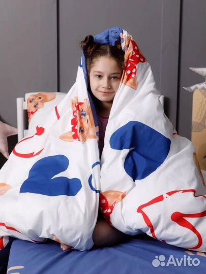 Постельное белье новое 1,5 хлопок