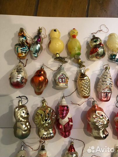 Елочные игрушки СССР