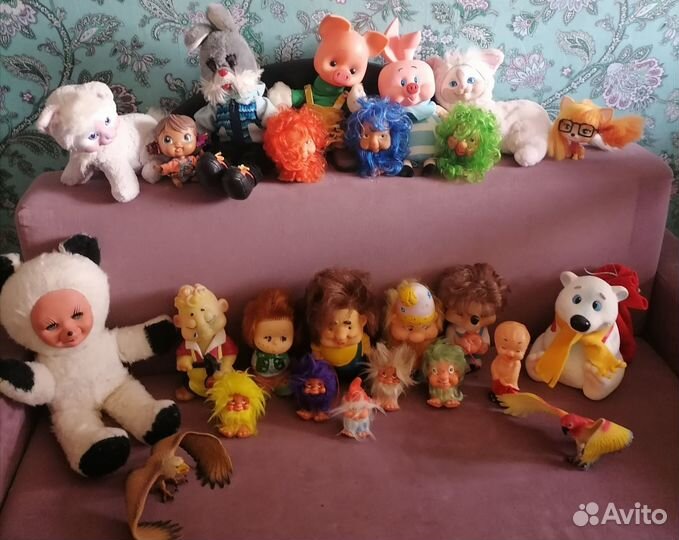 Игрушки мягкие и резиновые СССР и ГДР