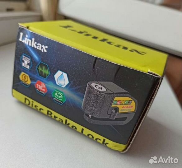 Замок на диск для мотоцикла / велосипеда/ мопеда