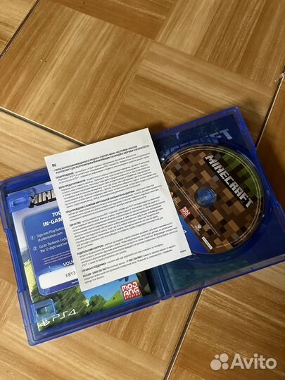Minecraft ps4 диск