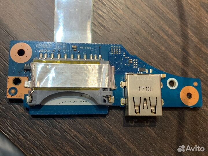 Плата USB card reader Dell Inspiron 7567 7466