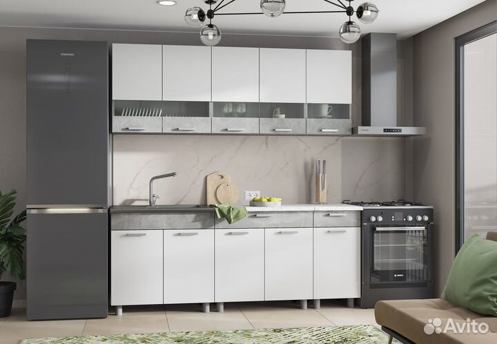 Кухня Денвер 2000мм в наличии