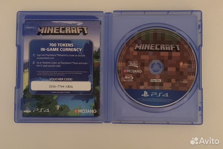 Minecraft ps4 диск