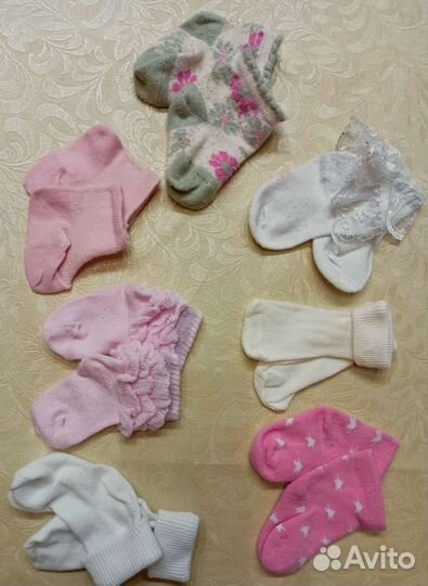 Носочки для новорожденного