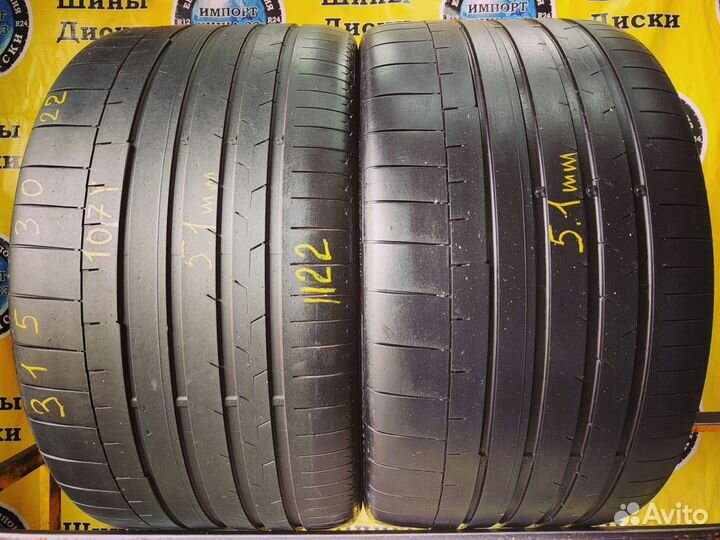 Continental SportContact 6 315/30 R22 107Y