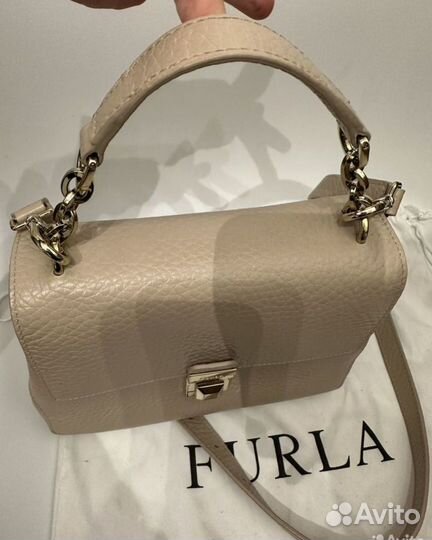 Сумка натуральная кожа Furla Joann