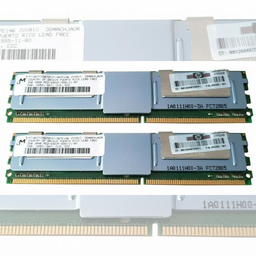 [461828-B21] Оперативная Память Hp Ddr2 4gb 461828-B21