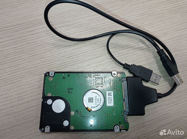Жёсткий диск для ноутбука 320 гб, USB переходник