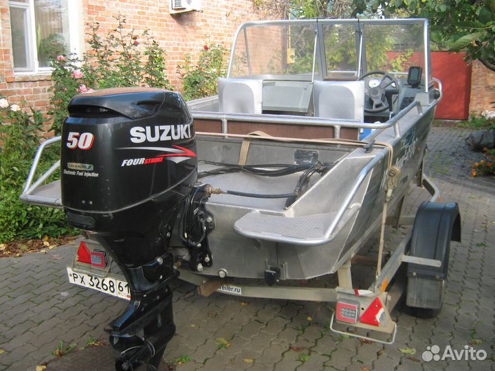 Windboat-46dcms Suzuki DF50ATS прицеп