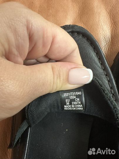 Топсайдеры zara 36
