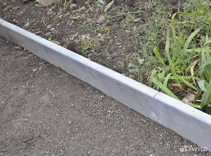 Камни бордюрные огородные