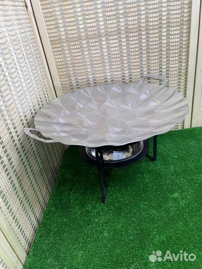 Садж из нержавейки 40 см