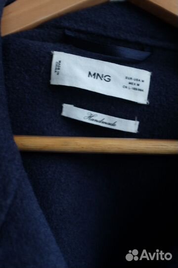 Рубашка шерсть mango M-L пальто