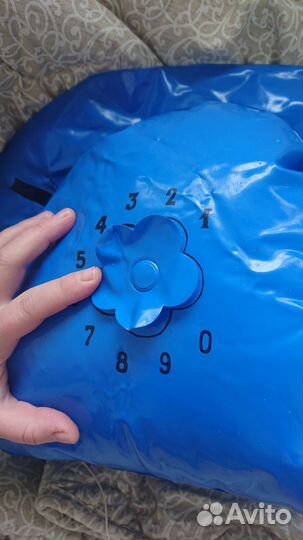 Игрушка телефон надувной синий винтаж СССР