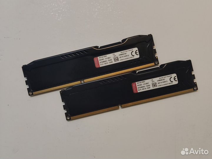 HyperX Fury 8 Gb ddr3