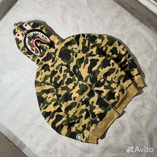 Зип худи Bape shark оригинал