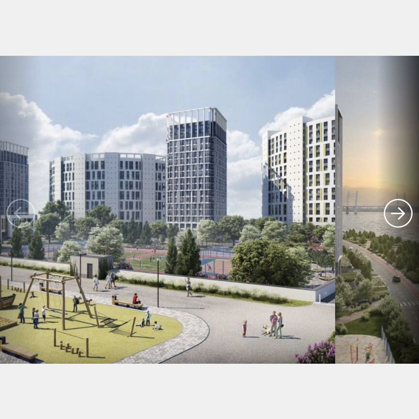 2-к. квартира, 49,3 м², 7/14 эт.