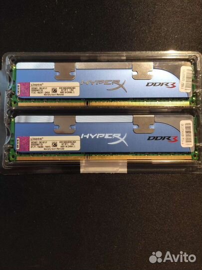 Озу HyperX DDR3 1600 мгц 2x2 Gb