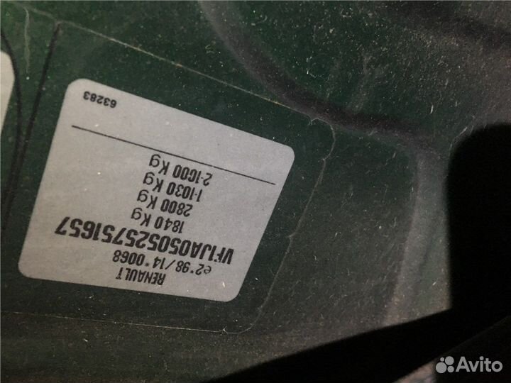 Разбор на запчасти Renault Scenic 1996-2002