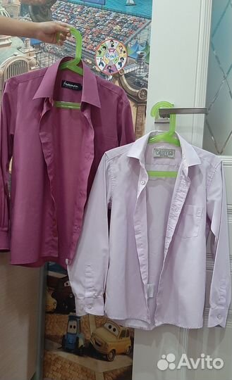 Рубашки школьные 128-134