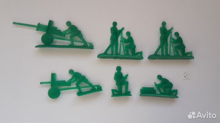 Солдатики артиллерийский дивизион СССР