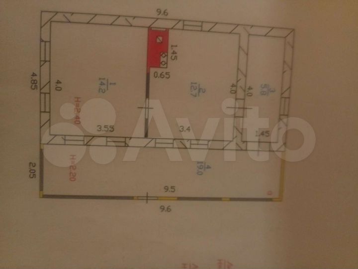 Дом 48 м² на участке 49 сот.