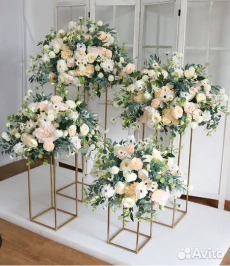 Свадебные стойки для цветов