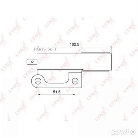 Lynxauto PT1013 Натяжитель ремня грм