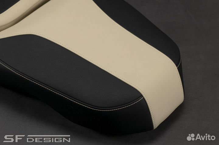 Сиденье для BMW R1200/1250GS Creamy Mild Pit Stop