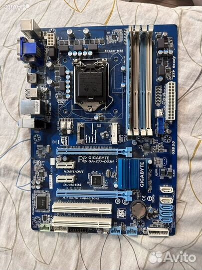 1155 Материнская плата с i5 и 8 гб озу