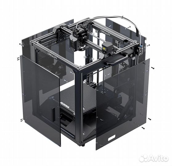 3Д принтер Ender 5 s1 (+ акриловый корпус)
