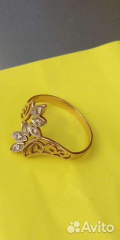 Золотое кольцо (размер 18.5)
