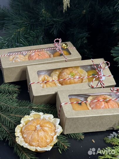 Подарочный набор свечей Мандарин