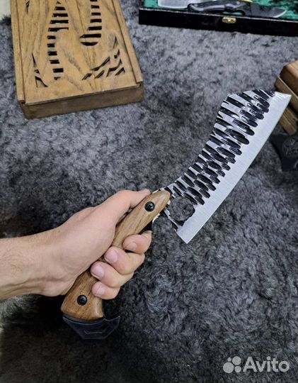 Мощная Тяпка - Нож из стали 60 Г. Рессора