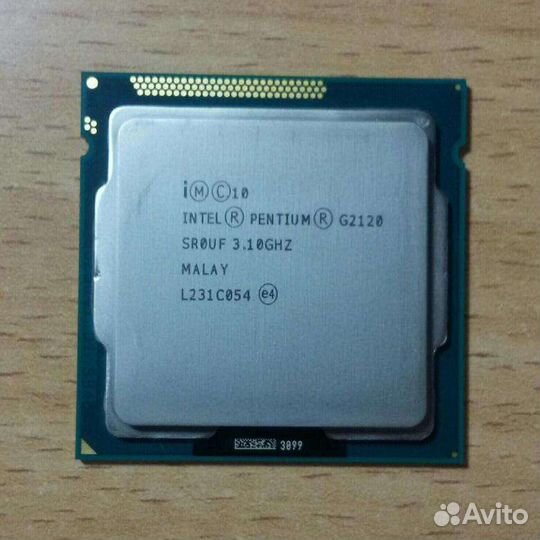 Процессор 1155сокет intel pentium g2120 на 3.1 ghz