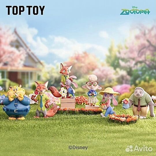 Зверополис Мир Цветов Фигурка сюрприз 1 наугад