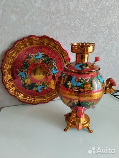 Самовар электрический расписной