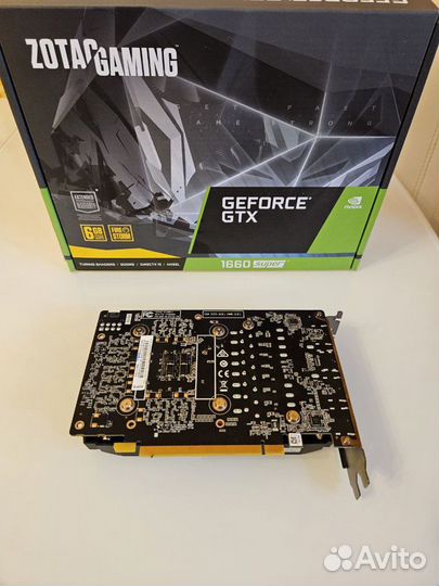 Видеокарта zotac GeForce GTX 1660 Super
