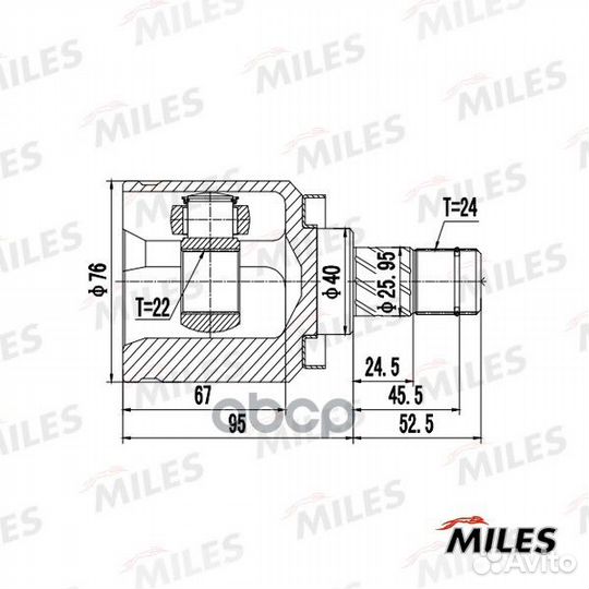 Шрус nissan almera N16/almera B10RS (classic) в