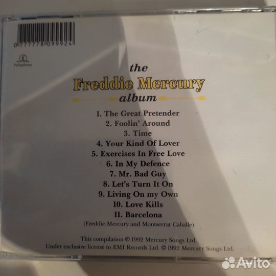 CD Freddie Mercury - The Albom