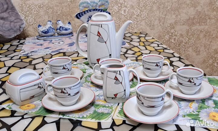Чайный/ кофейный сервиз гдр