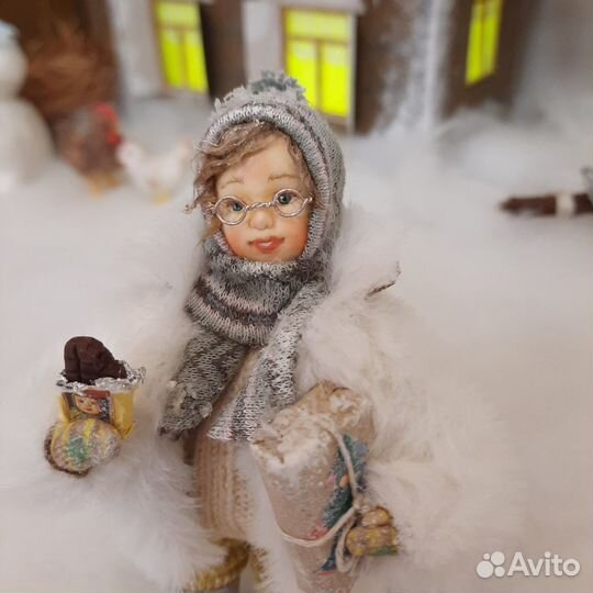 Интерьерная кукла ручной работы