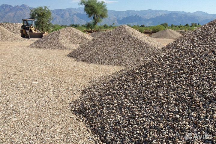 Гравий щебень